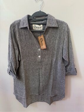 Rhea Button Front Tunic